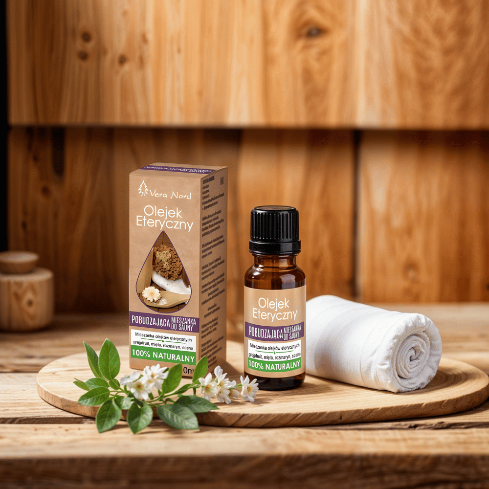 100% Naturalny Olejek Funkcjonalny – Pobudzająca Mieszanka do Sauny (Vera Nord, 10 ml) — miniatura 6