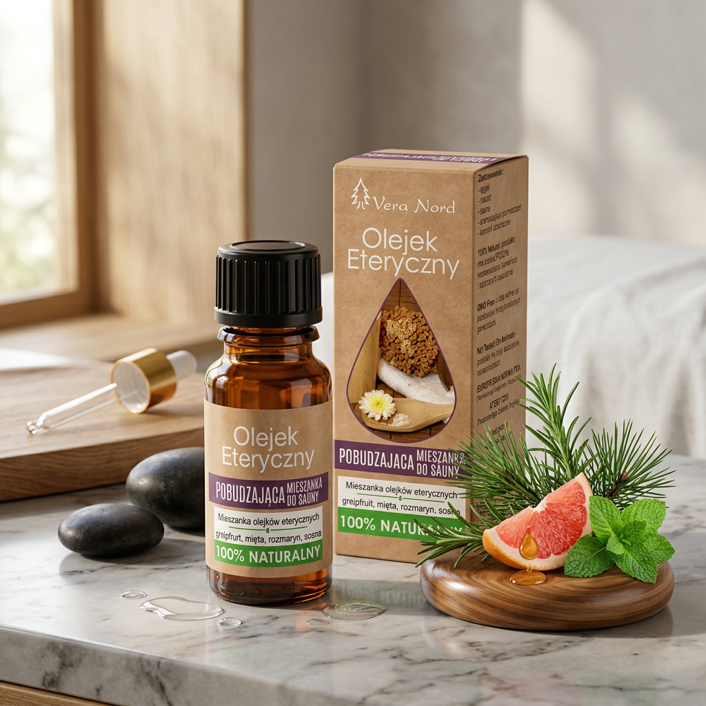 100% Naturalny Olejek Funkcjonalny – Pobudzająca Mieszanka do Sauny (Vera Nord, 10 ml) — miniatura 5