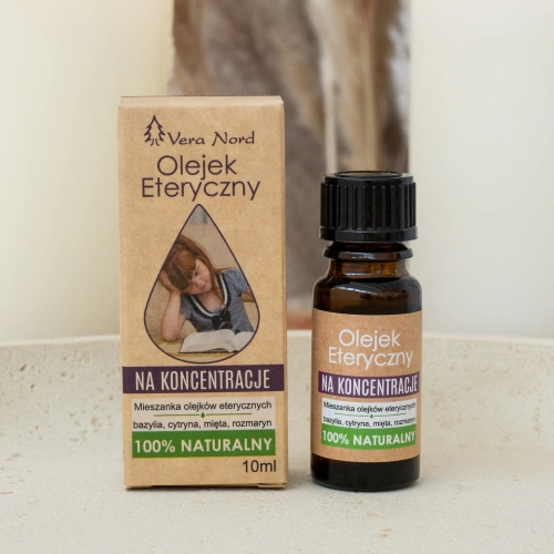 100% Naturalny Olejek Funkcjonalny – Na Koncentrację (Vera Nord, 10 ml) — miniatura 4