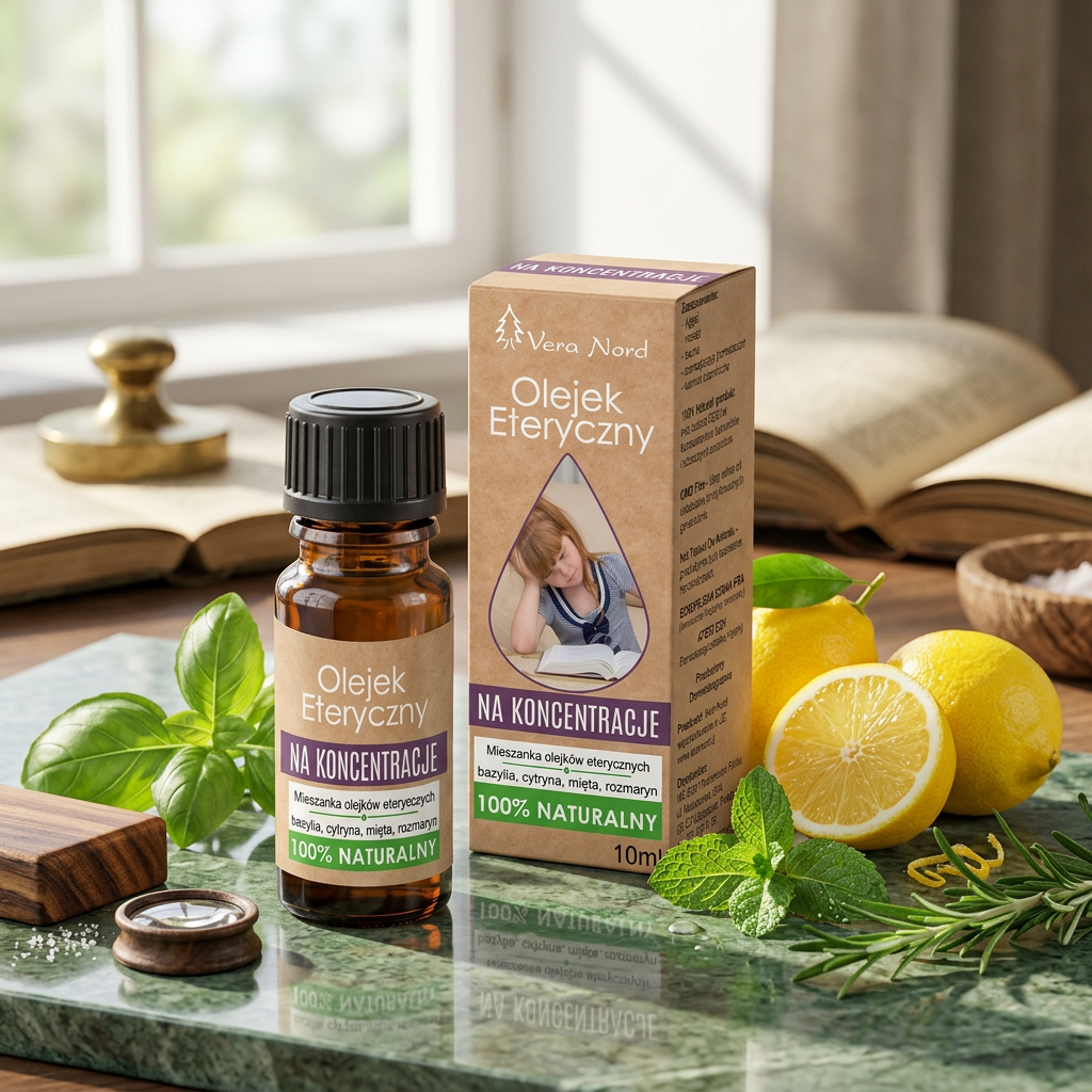 100% Naturalny Olejek Funkcjonalny – Na Koncentrację (Vera Nord, 10 ml) — miniatura 6