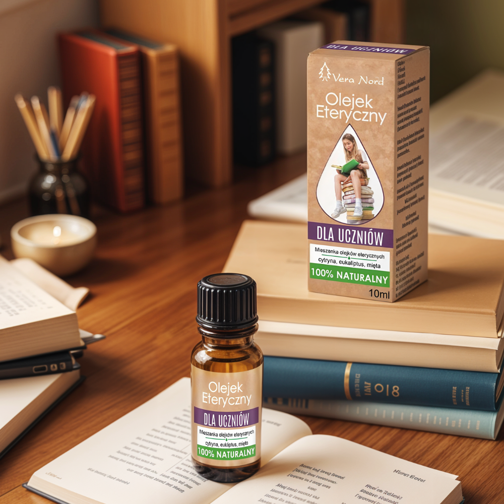 100% Naturalny Olejek Funkcjonalny – Dla Uczniów (Vera Nord, 10 ml) — miniatura 5