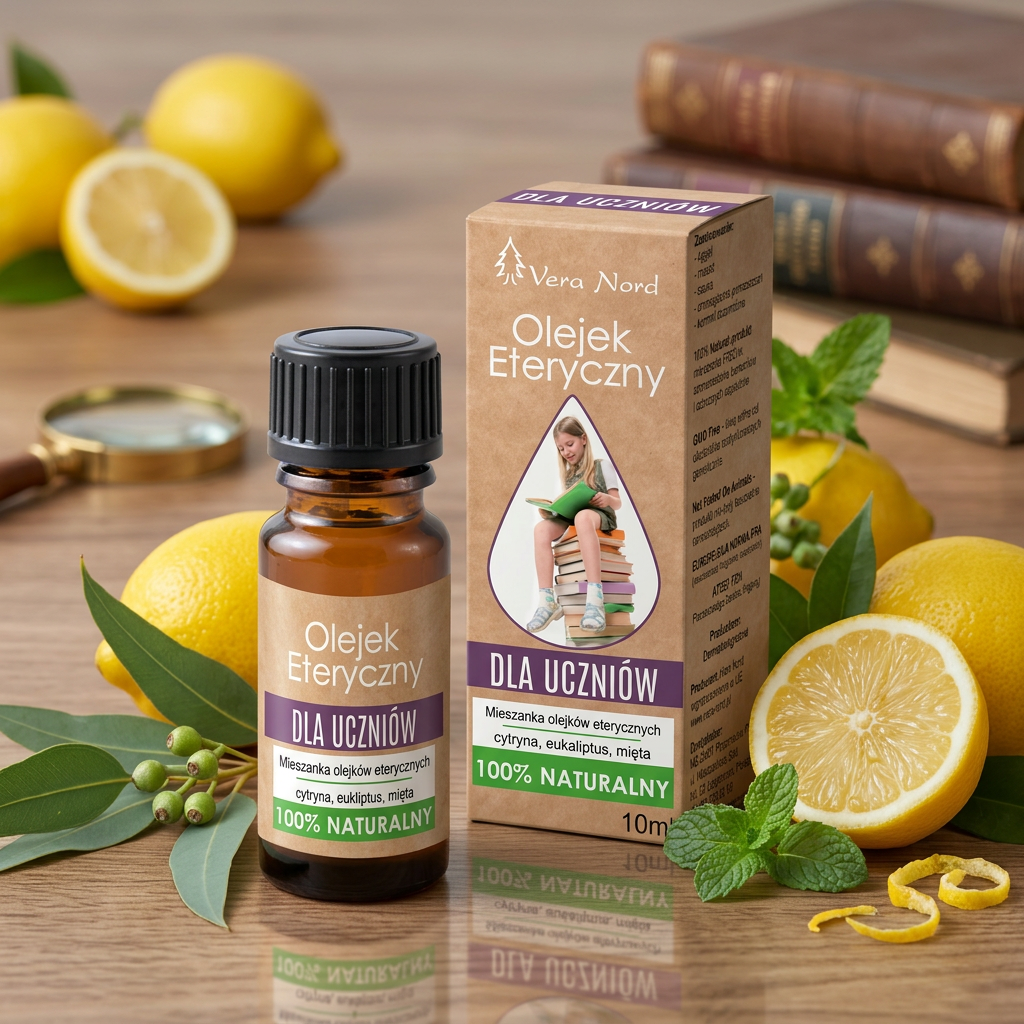 100% Naturalny Olejek Funkcjonalny – Dla Uczniów (Vera Nord, 10 ml) — miniatura 6