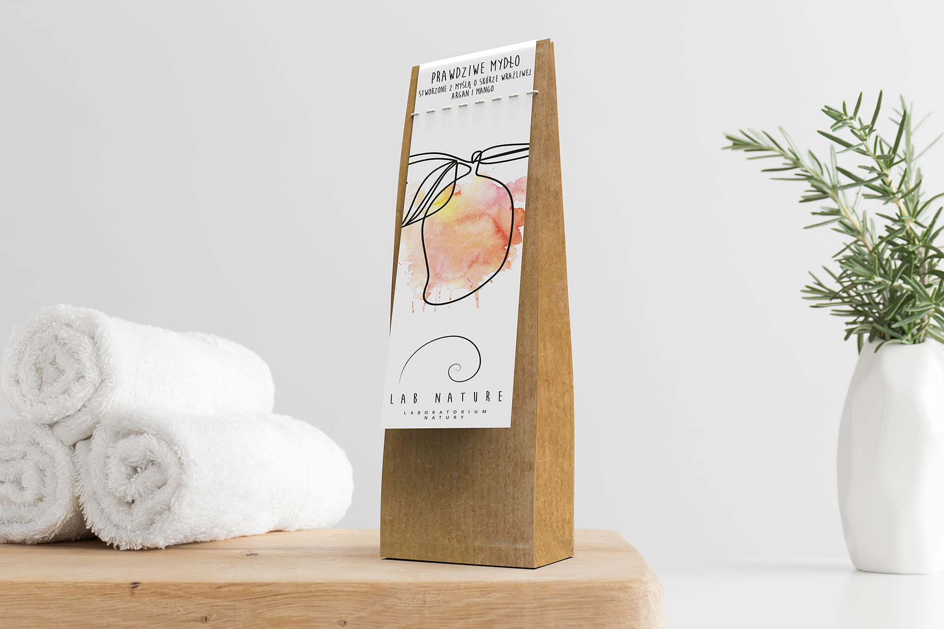 Prawdziwe Mydło do Skóry Wrażliwej (Argan i Mango) – Lab Nature — miniatura 6
