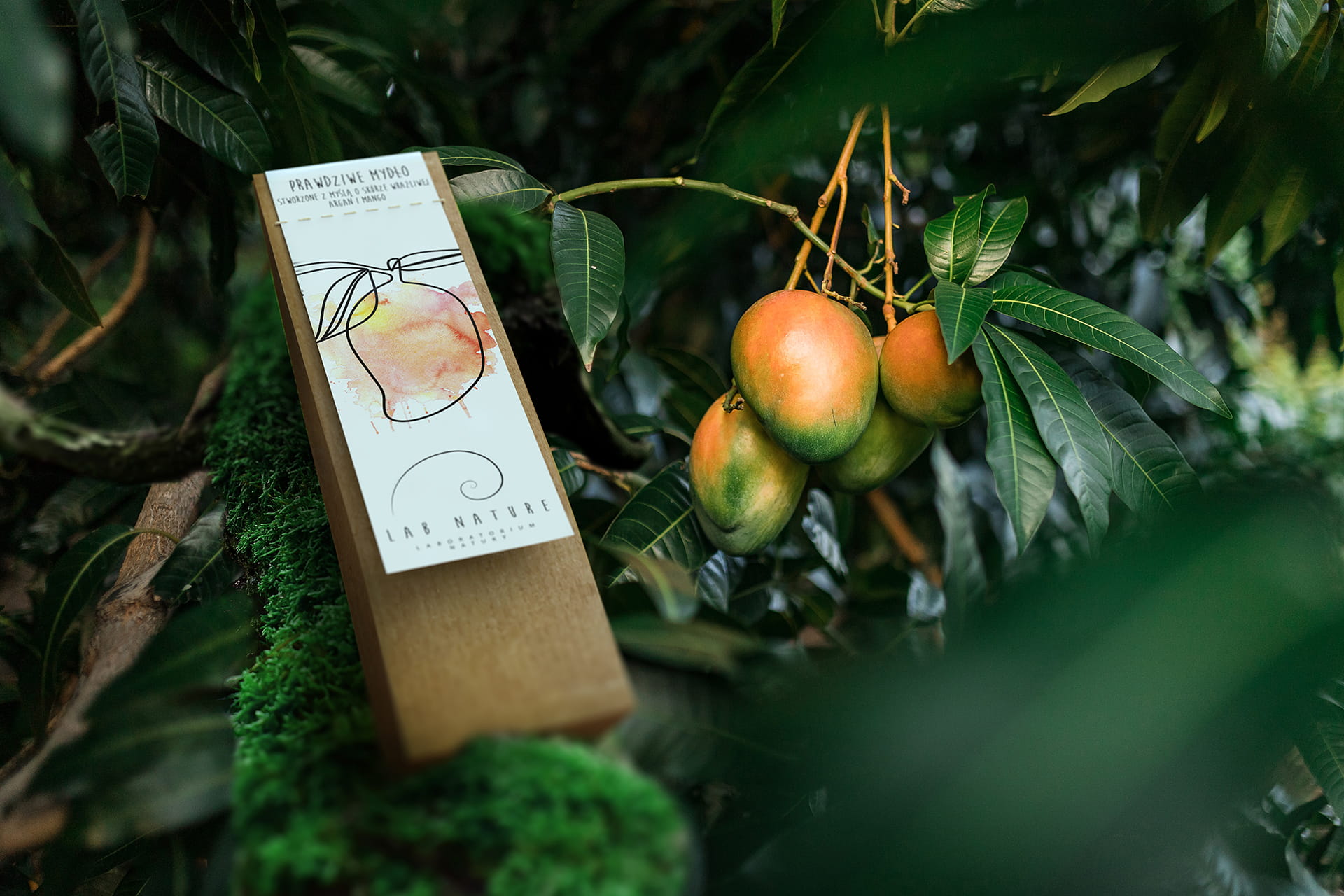 Prawdziwe Mydło do Skóry Wrażliwej (Argan i Mango) – Lab Nature — miniatura 8