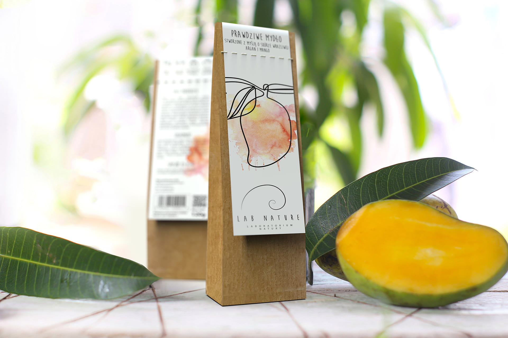 Prawdziwe Mydło do Skóry Wrażliwej (Argan i Mango) – Lab Nature — miniatura 9