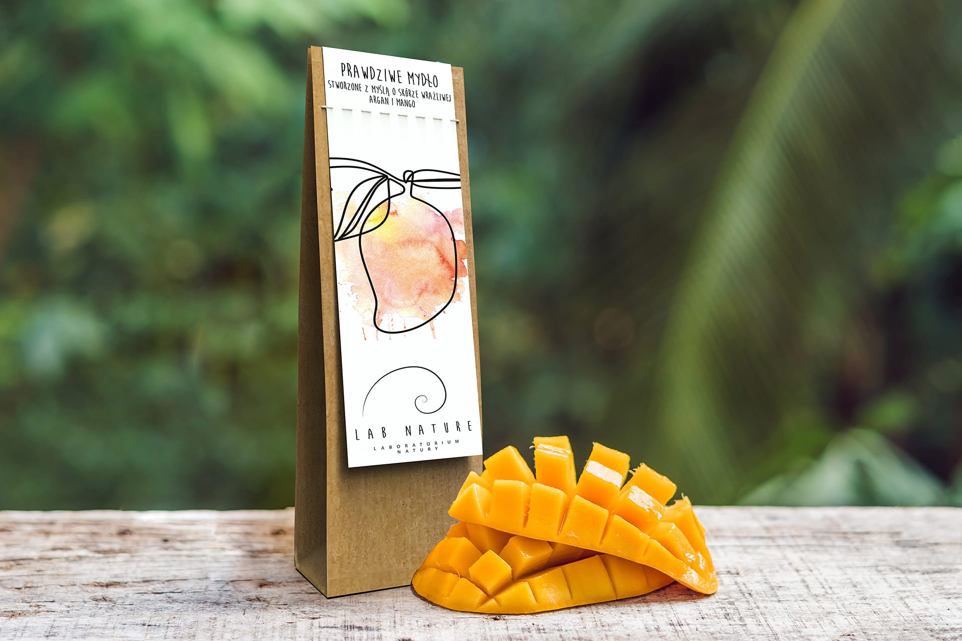 Prawdziwe Mydło do Skóry Wrażliwej (Argan i Mango) – Lab Nature — miniatura 10