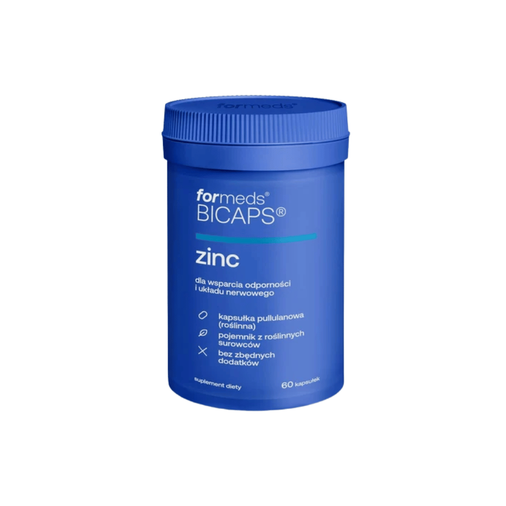 ForMeds Bicaps Zinc Cynk 25 mg + Miedź kapsułki – 60 kaps.