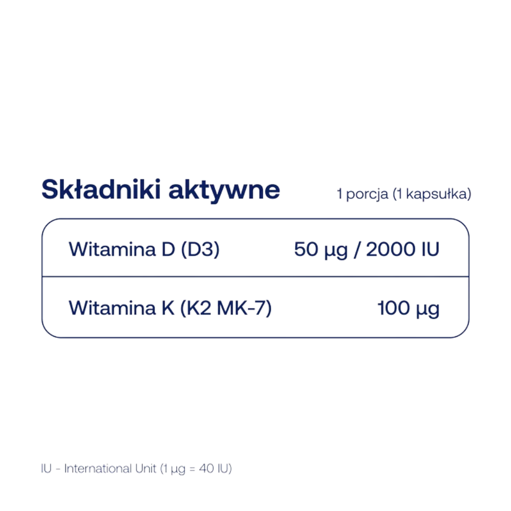 ForMeds Olicaps K2 D3 Witaminy K2 i D3 kapsułki – 60 kaps. — miniatura 2