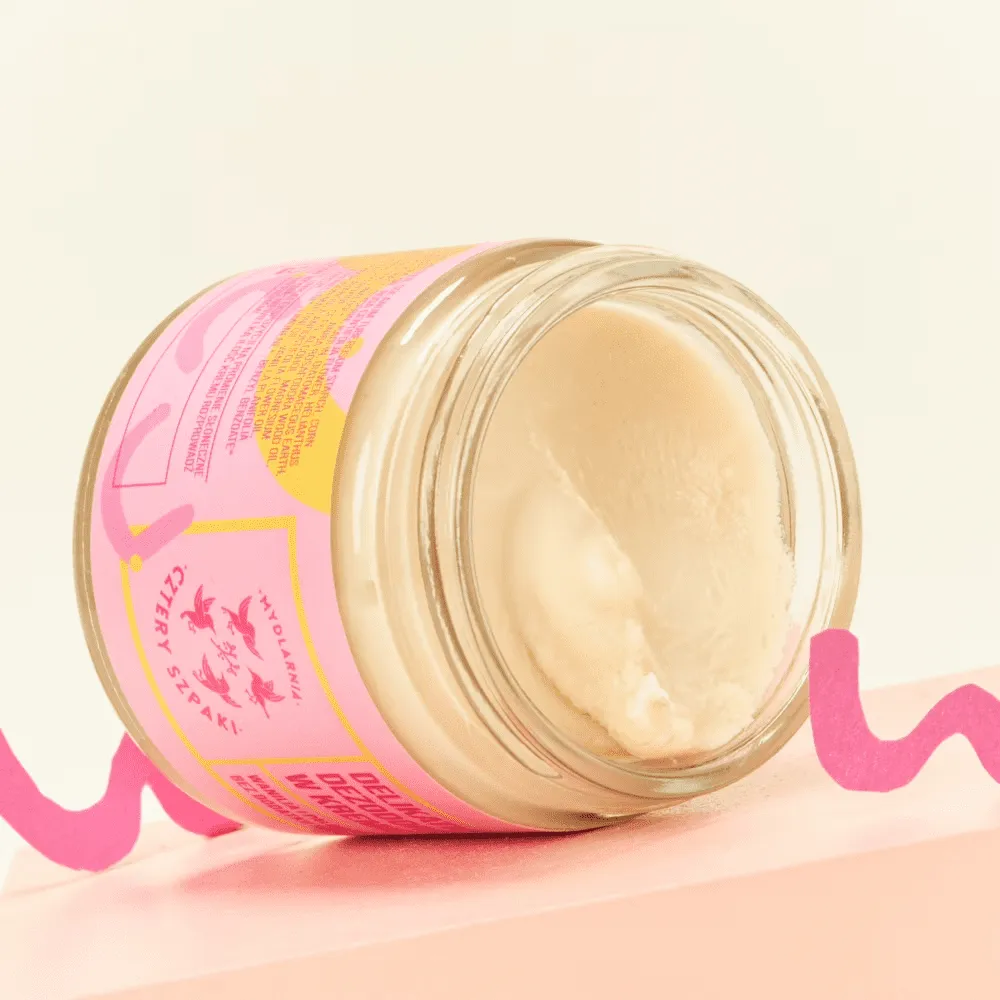 4 Szpaki - Delikatny dezodorant w kremie bez dodatku sody  "Badaj się" Wanilia i Palmaroza — miniatura 3