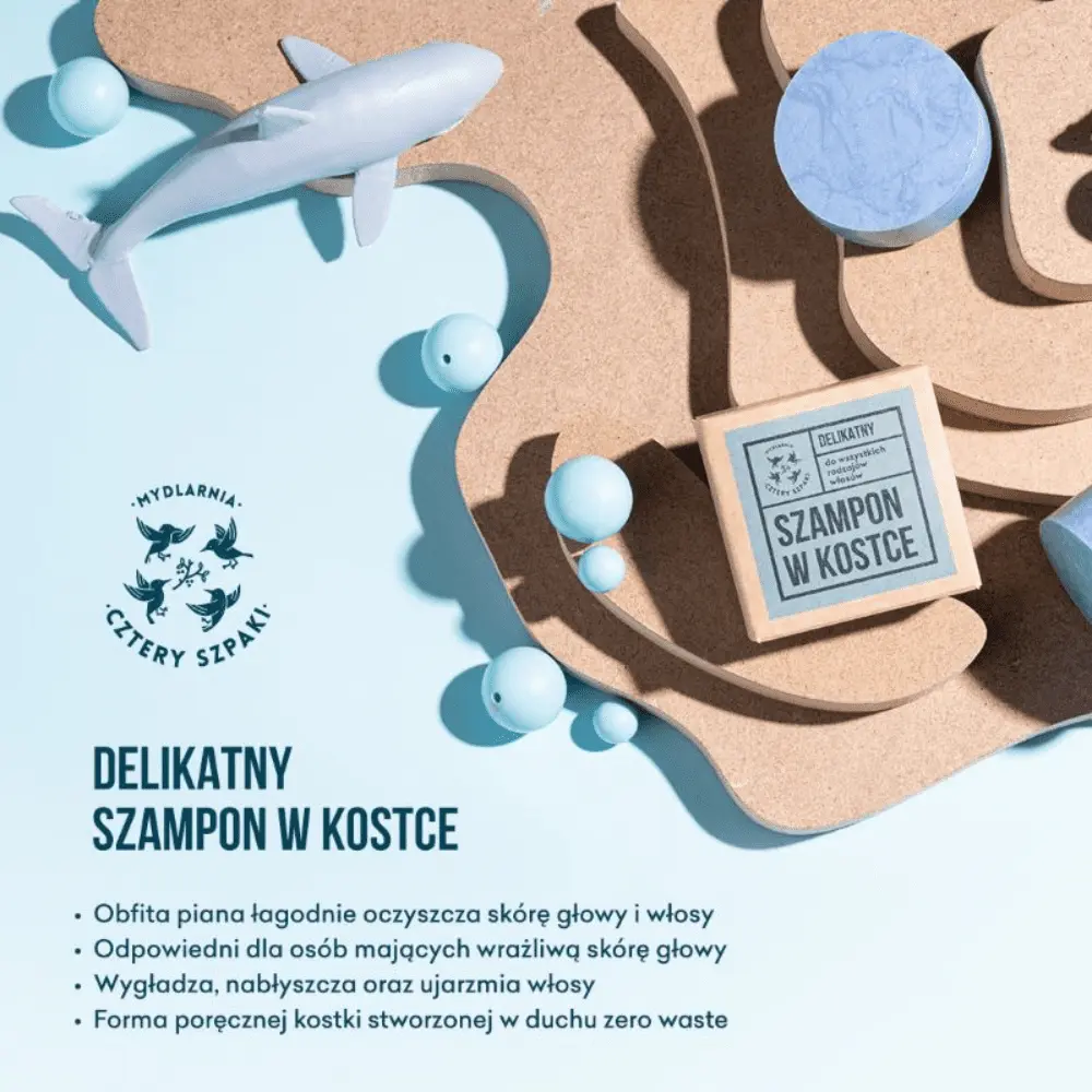 4 Szpaki - Delikatny szampon w kostce — miniatura 2