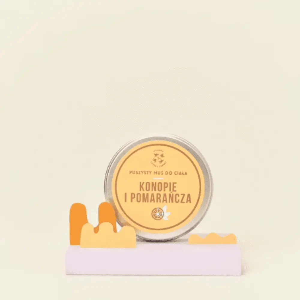 4 Szpaki - Mus do ciała Konopie i Pomarańcza — miniatura 2