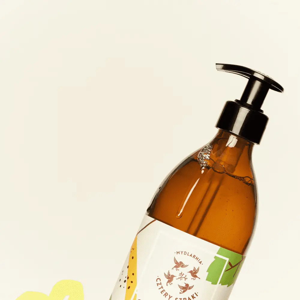 4 Szpaki - Mydło w płynie cytryna i mięta — miniatura 3