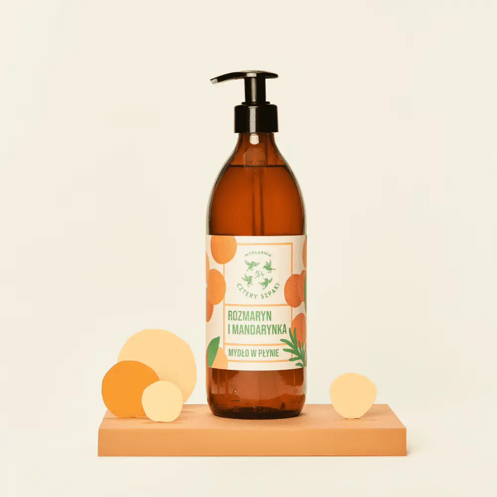 4 Szpaki - Mydło w płynie Rozmaryn i mandarynka — miniatura 2
