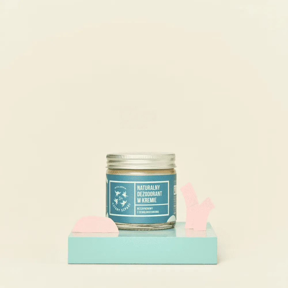 4 Szpaki - Naturalny dezodorant w kremie bezzapachowy — miniatura 2