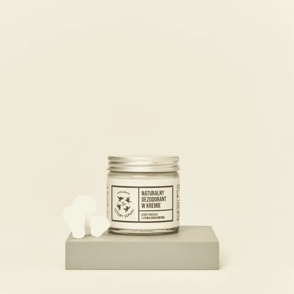 4 Szpaki - Naturalny dezodorant w kremie cedr i paczula — miniatura 3