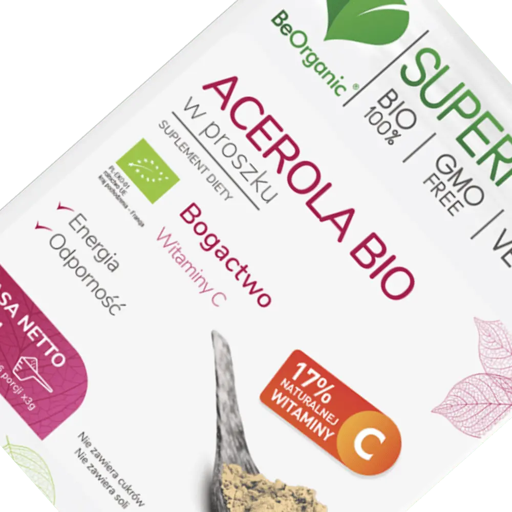 Acerola BIO BeOrganic - naturalna bomba witaminy C — miniatura 3