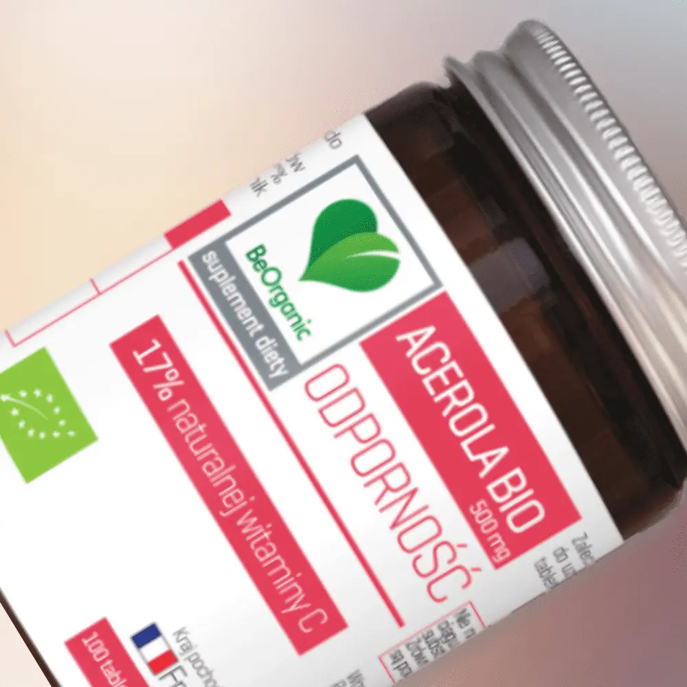 Acerola BIO BeOrganic w tabletkach – naturalna dawka witaminy C — miniatura 3