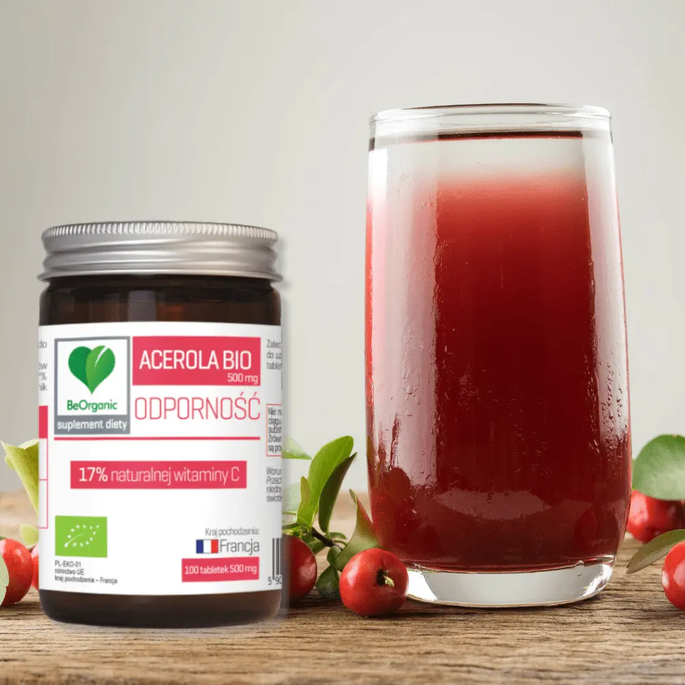 Acerola BIO BeOrganic w tabletkach – naturalna dawka witaminy C — miniatura 4
