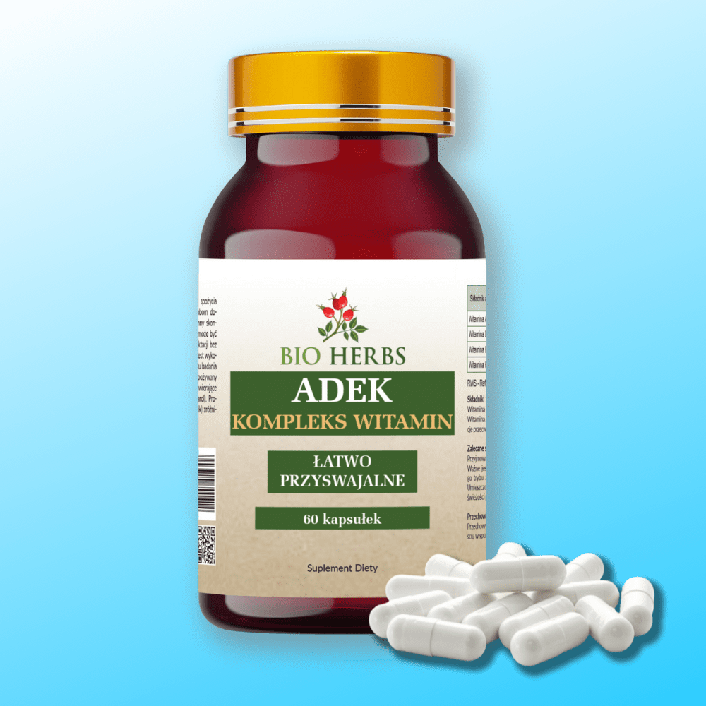 ADEK - Kompleks witamin od Bio Herbs w oleju słonecznikowym — miniatura 2