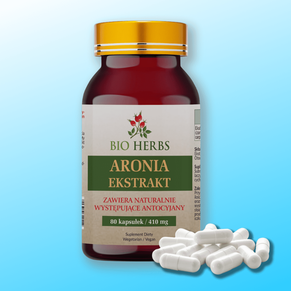 Aronia ekstrakt Bio Herbs - 80 kapsułek — miniatura 2