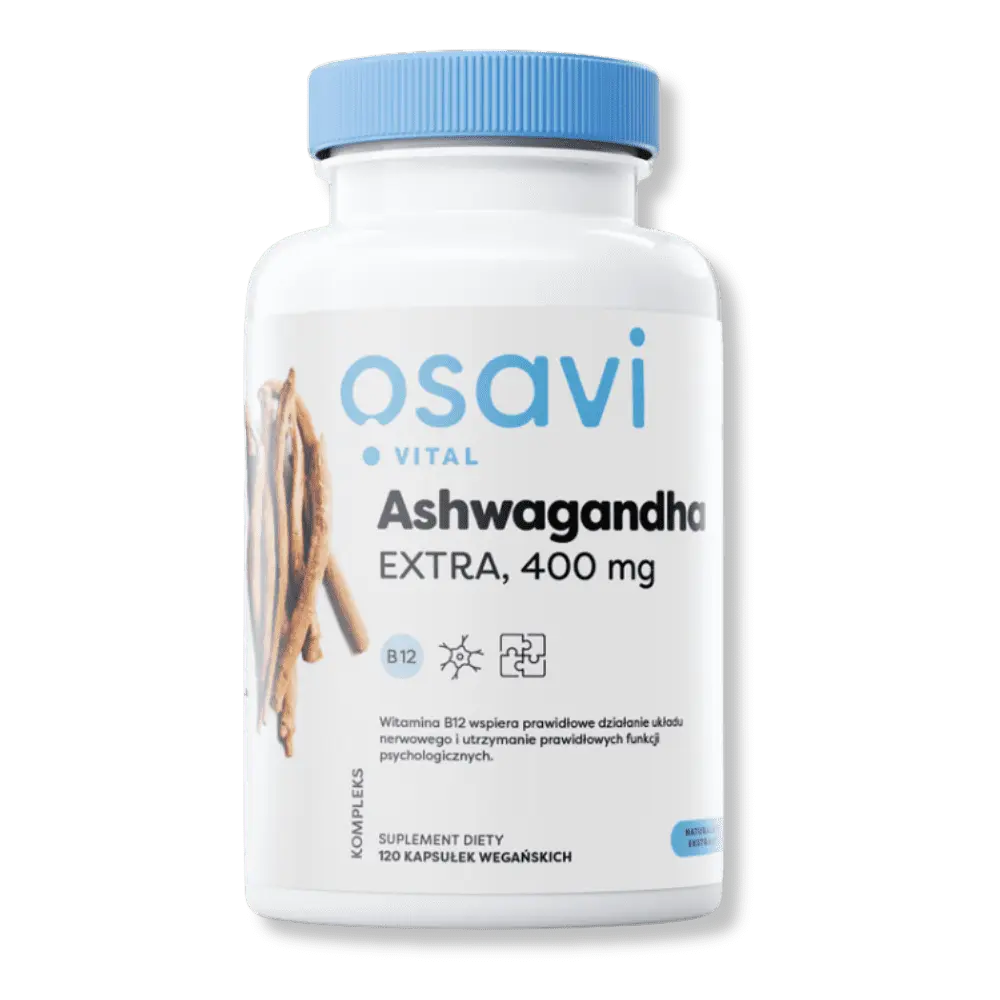 Ashwagandha Extra Vital 400mg – Naturalny Adaptogen na Radzenie Sobie ze Stresem od OSAVI — miniatura 3
