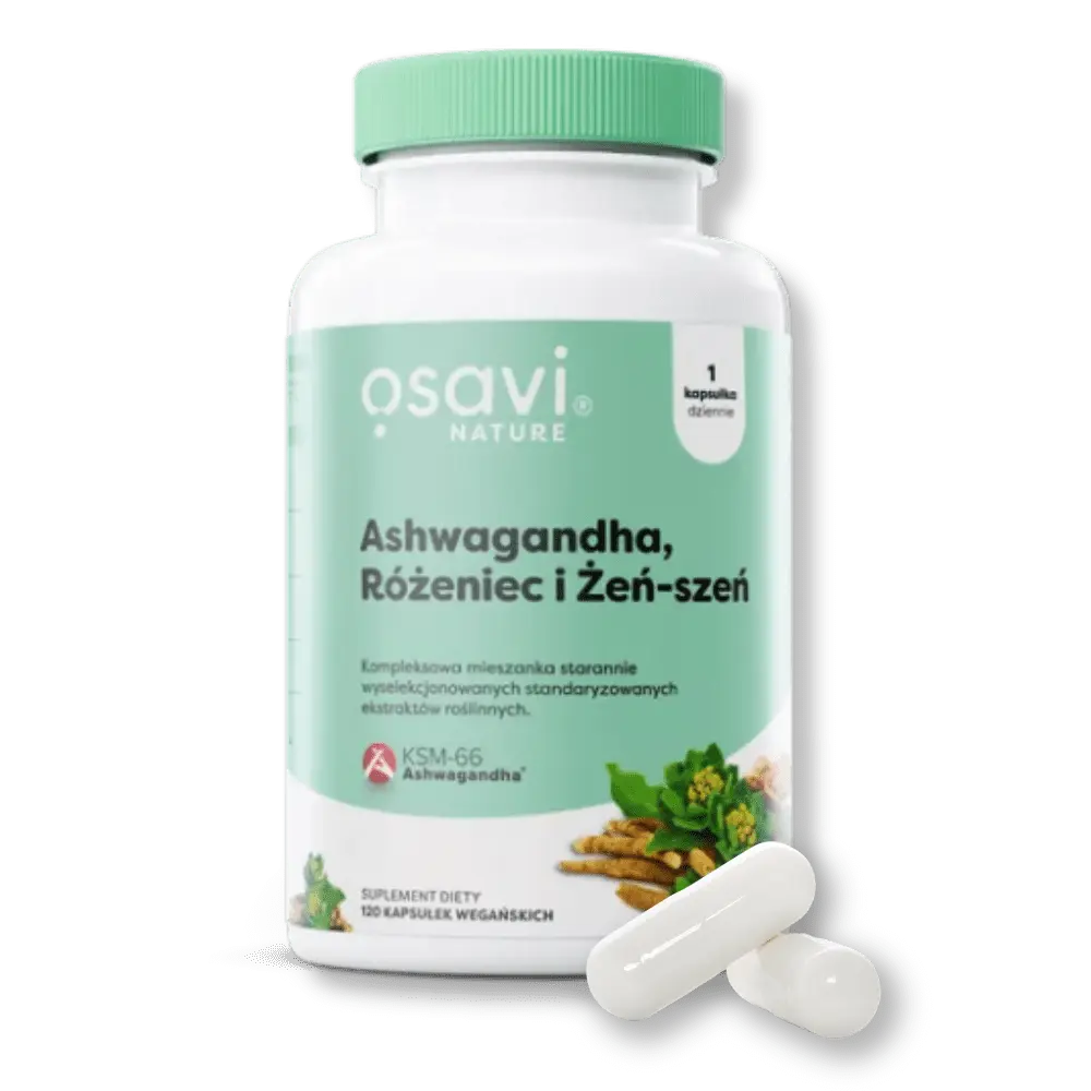 Ashwagandha, Różeniec i Żeń-Szeń od OSAVI - Naturalne Wsparcie dla Zdrowia i Witalności — miniatura 2