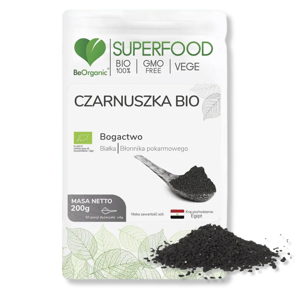 BeOrganic Czarnuszka BIO 200g od Medicaline — miniatura 2
