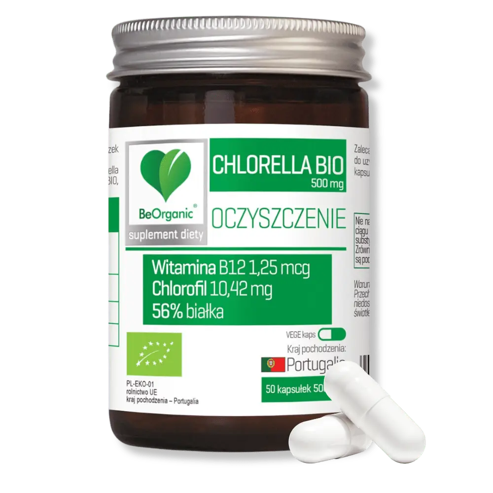 BeOrganic Oczyszczanie Chlorella BIO, 500mg od Medicaline — miniatura 2