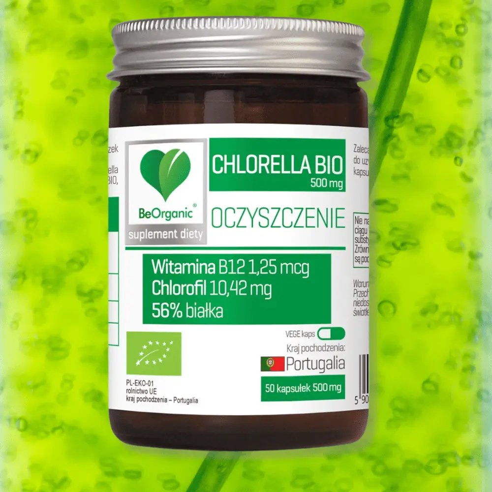 BeOrganic Oczyszczanie Chlorella BIO, 500mg od Medicaline — miniatura 3