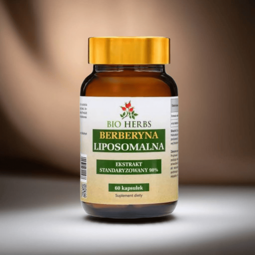 Berberyna Liposomalna 98% Bio Herbs 60 kapsułek — miniatura 2