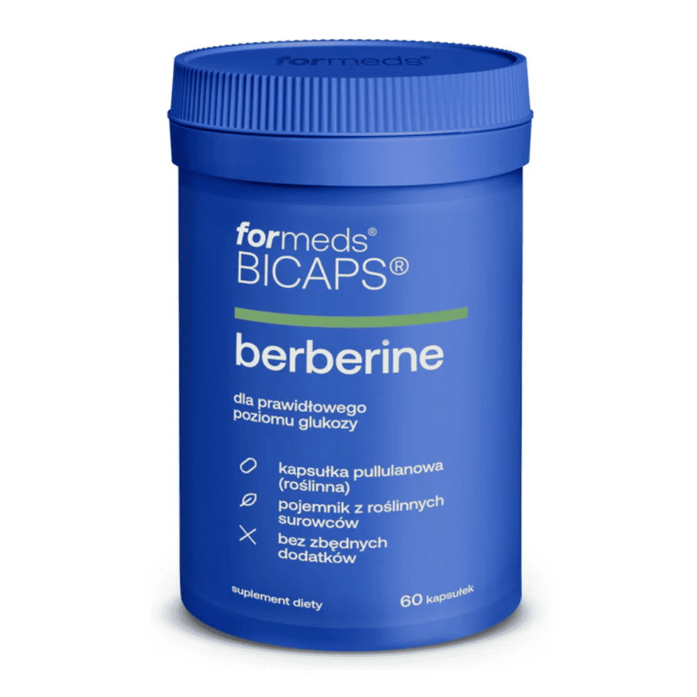BICAPS Berberine - Berberyna 485 mg (60 kapsułek) - Formeds