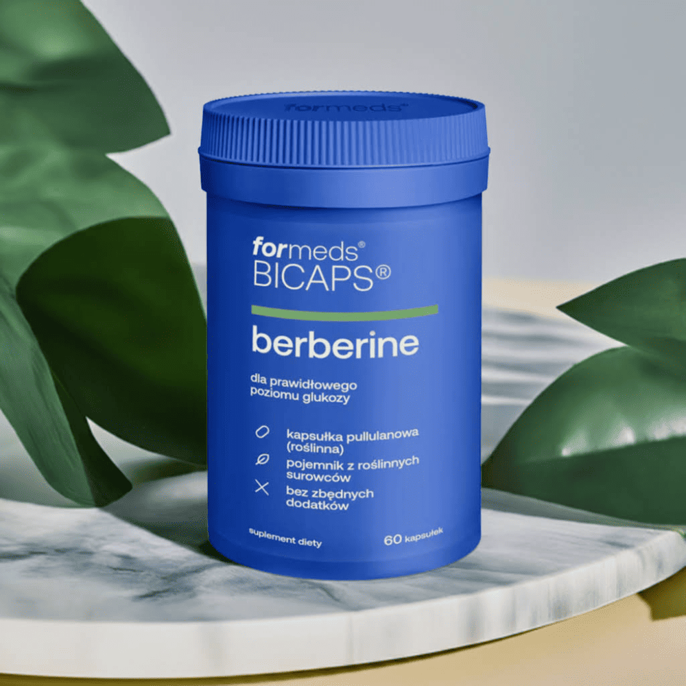 BICAPS Berberine - Berberyna 485 mg (60 kapsułek) - Formeds — miniatura 3