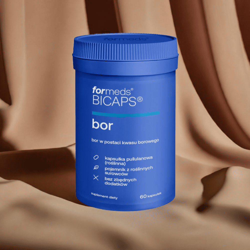BICAPS Bor - Suplementacja Borem 3 mg, Równowaga Hormonalna i Zdrowe Stawy, Wsparcie Metabolizmu Kości — miniatura 2