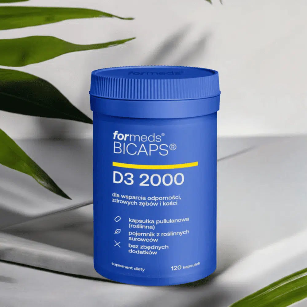Bicaps D3 2000 - Czysta Witamina D3 (120 kapsułek) - Formeds — miniatura 3