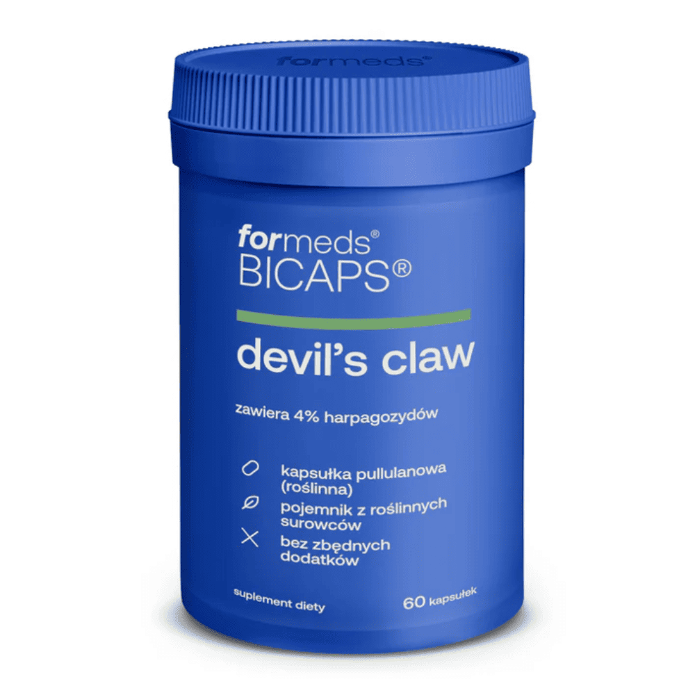 Bicaps DEVIL'S CLAW - Diabelski Pazur 400 mg (60 kapsułek) - Formeds