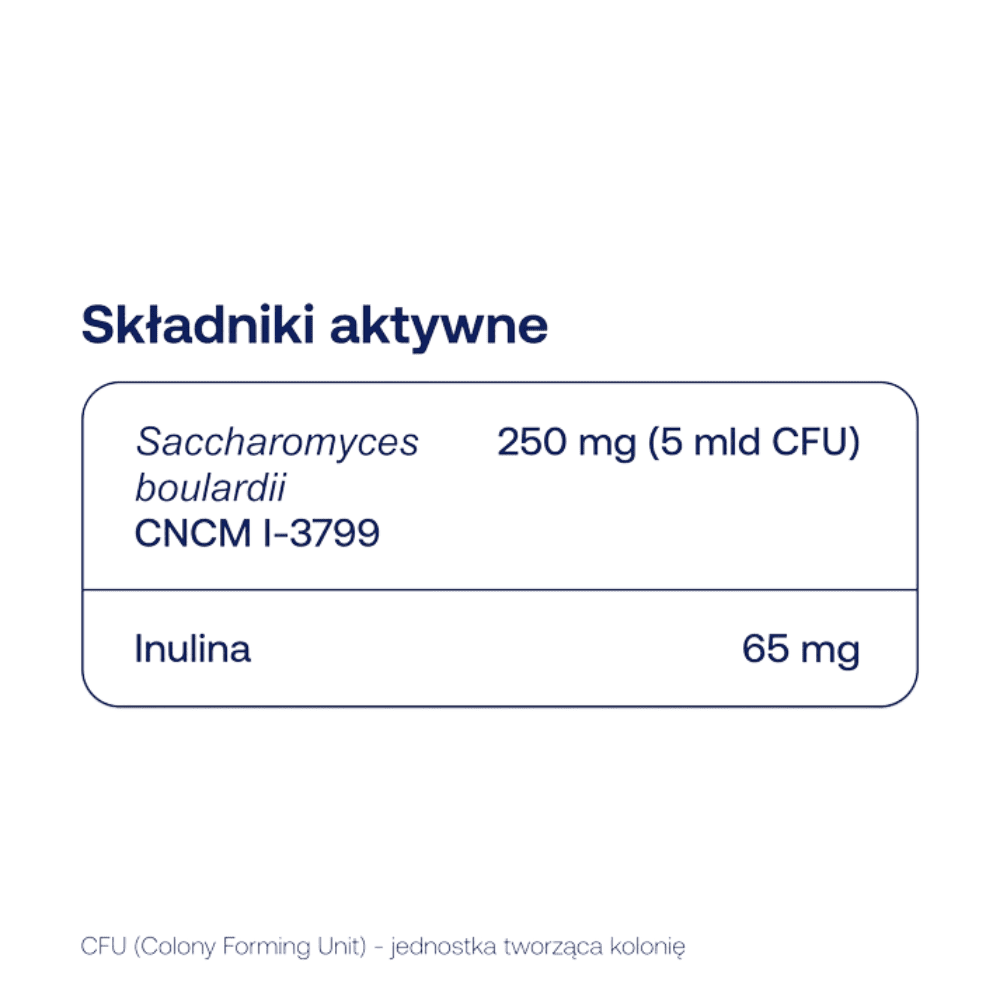 BICAPS Entero Formeds 6 mld CFU Saccharomyces Boulardii 60 kapsułek Czysty Skład — miniatura 3