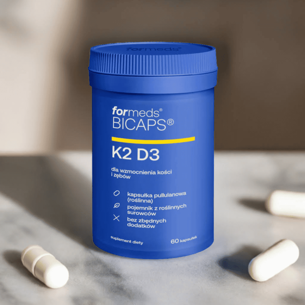 BICAPS K2 D3 - Witamina K2 MK-7 (200 μg) z Witaminą D3 (4000 IU), Zdrowe Kości i Odporność — miniatura 2