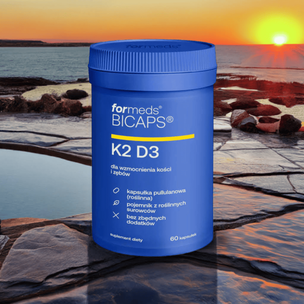 BICAPS K2 D3 - Witamina K2 MK-7 (200 μg) z Witaminą D3 (4000 IU), Zdrowe Kości i Odporność — miniatura 4