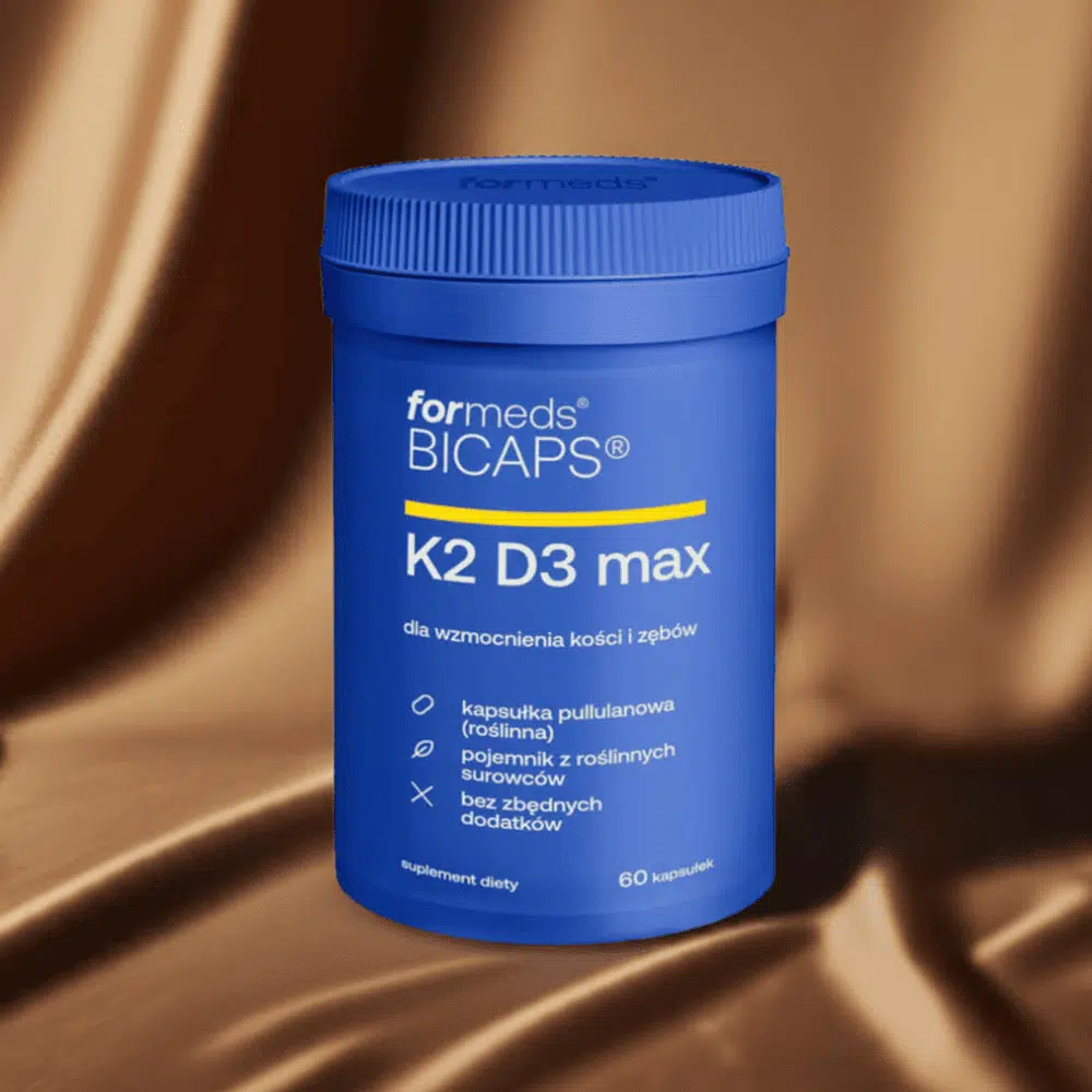 BICAPS K2D3 MAX - Witamina K2 MK-7 (200 µg) + D3 (4000 IU) - 60 kapsułek - ForMeds — miniatura 2