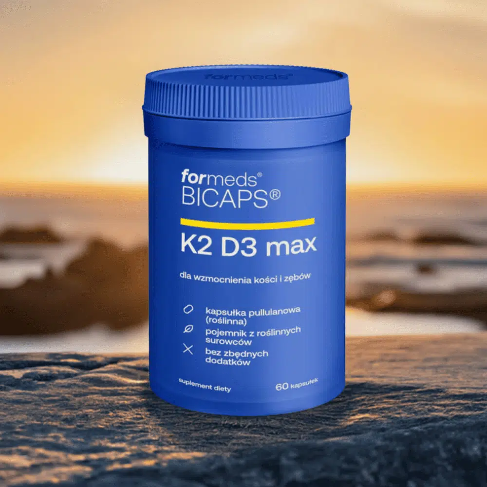 BICAPS K2D3 MAX - Witamina K2 MK-7 (200 µg) + D3 (4000 IU) - 60 kapsułek - ForMeds — miniatura 4