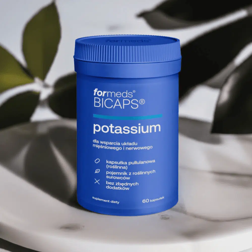 BICAPS POTASSIUM - Cytrynian Potasu 360 mg - 60 kapsułek - ForMeds — miniatura 3