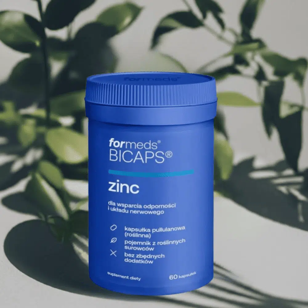 BICAPS ZINC - Cytrynian Cynku 25 mg + Miedź 2,5 mg - 60 kapsułek - ForMeds — miniatura 3