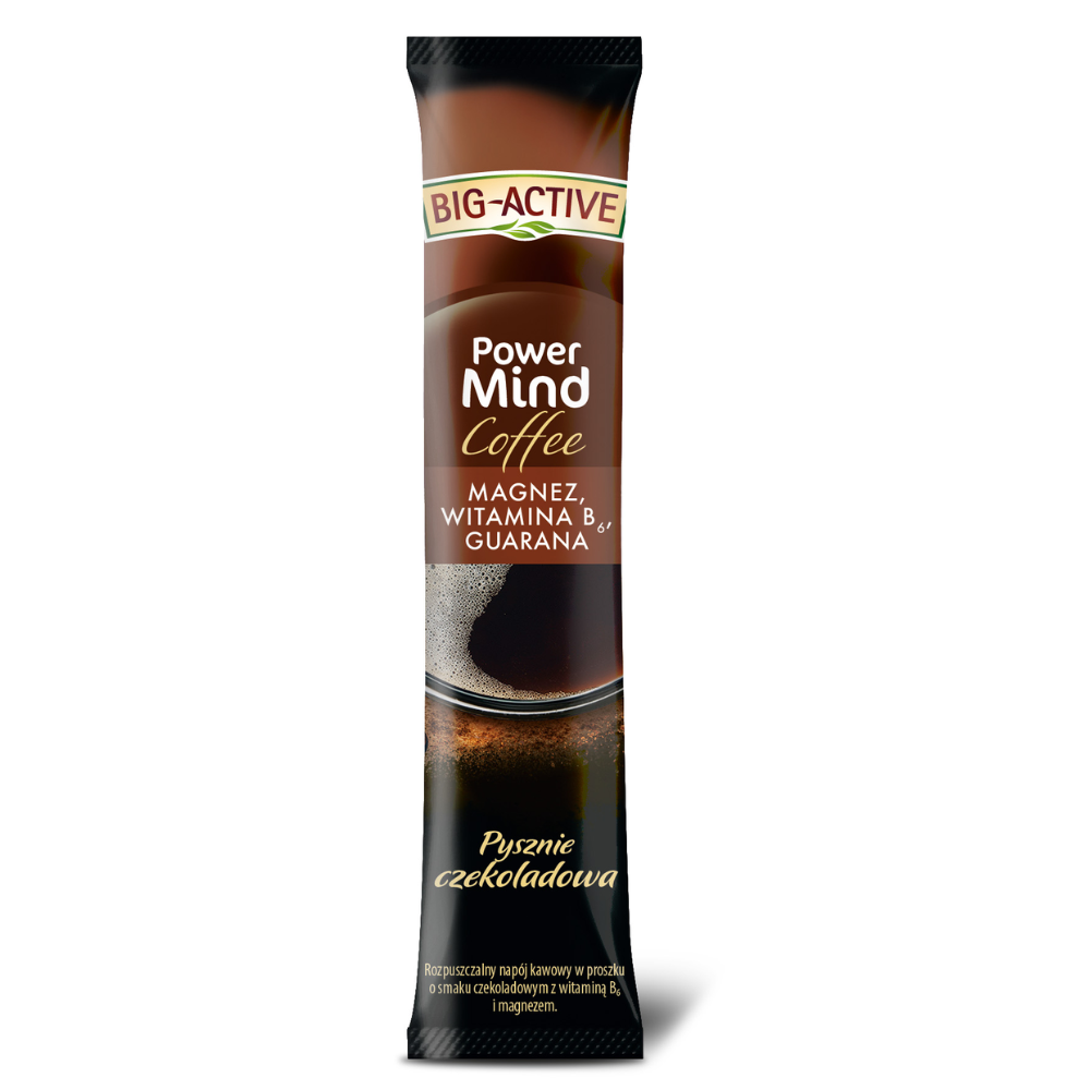 Big-Active Coffee Power Mind – Kawa na Koncentrację (10 saszetek) — miniatura 3
