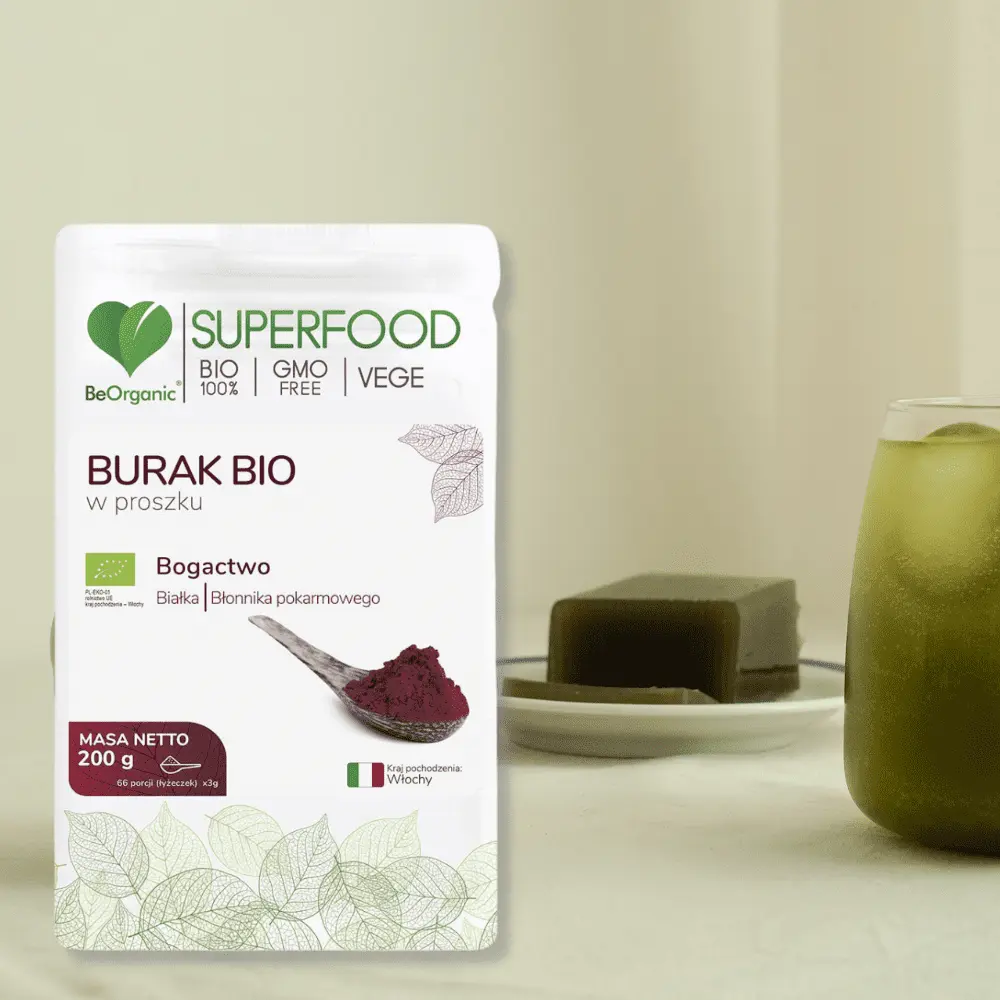 Burak BIO BeOrganic w proszku - naturalne źródło energii i witamin — miniatura 4