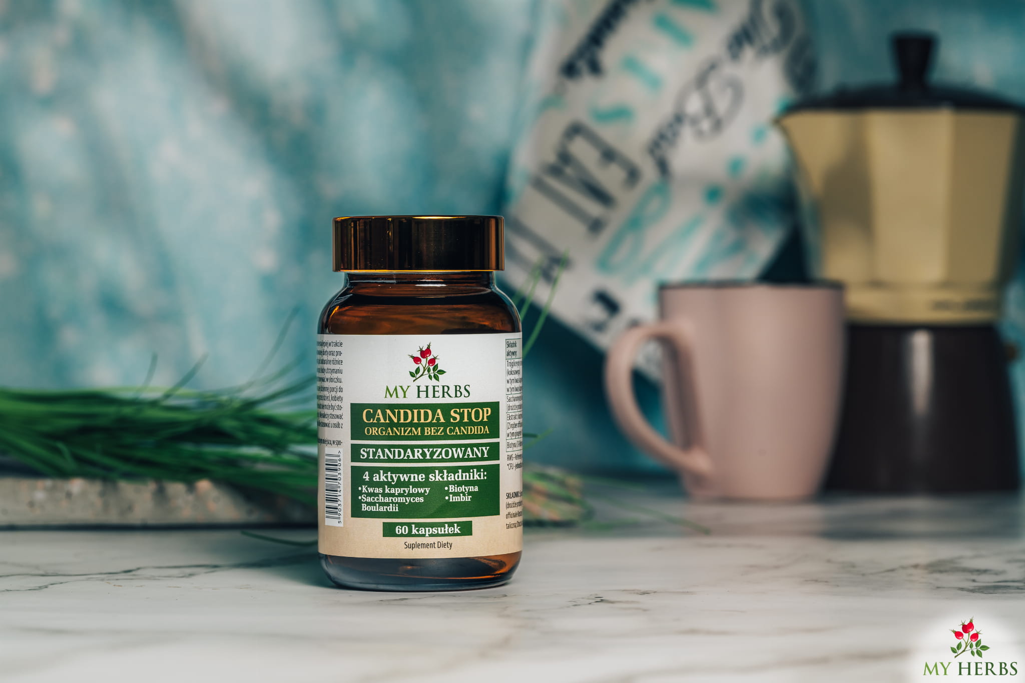 Candida Stop 60 kapsułek od Bio Herbs — miniatura 2