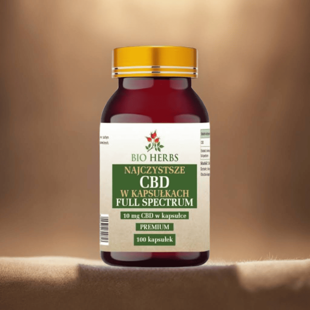 CBD Full Spectrum 10 mg Bio-Herbs - Zrównoważona dawka w wygodnych kapsułkach - 100 szt. — miniatura 2
