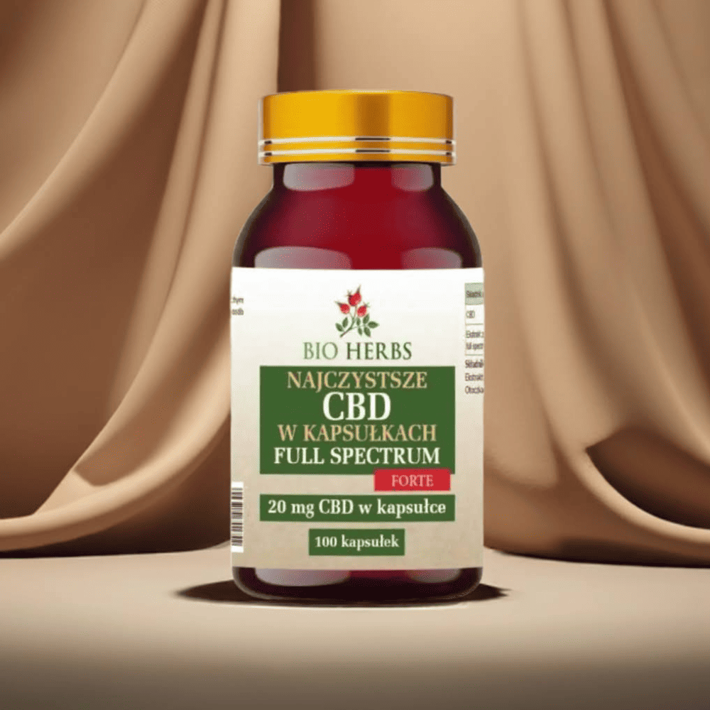 CBD Full Spectrum 20 mg Bio Herbs - Premium kapsułki z pełnym spektrum kannabinoidów - 100 kapsułek — miniatura 2
