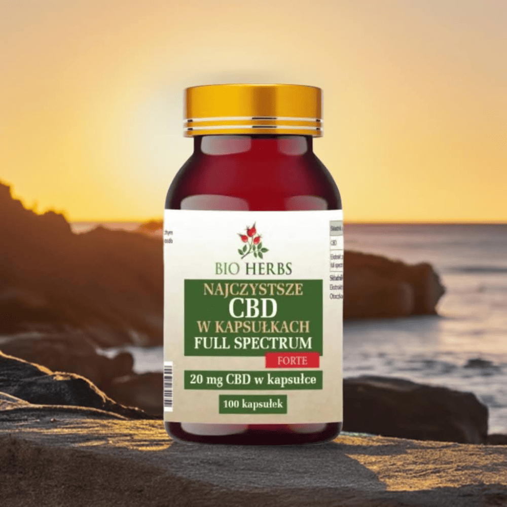 CBD Full Spectrum 20 mg Bio Herbs - Premium kapsułki z pełnym spektrum kannabinoidów - 100 kapsułek — miniatura 4