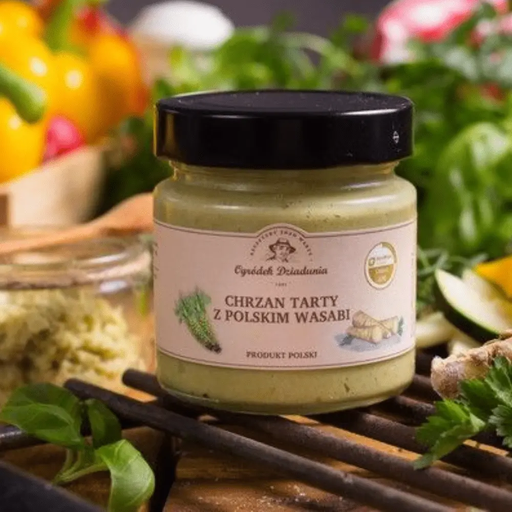 Chrzan tarty z wasabi Ogródek Dziadunia- Pikantny akcent na Twoim talerzu — miniatura 2