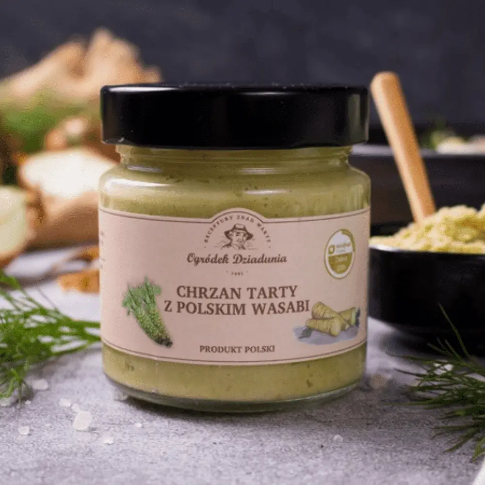 Chrzan tarty z wasabi Ogródek Dziadunia- Pikantny akcent na Twoim talerzu — miniatura 3